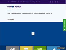 Tablet Screenshot of microsysnet.com